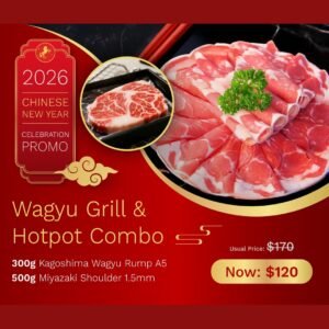 Wagyu Grill and Hotpot Combo